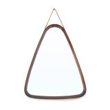 Vintage mirror with a teak frame, 1960s.