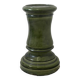Green glazed ceramic stand