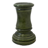 Green glazed ceramic stand