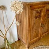 Art Deco sideboard in solid walnut