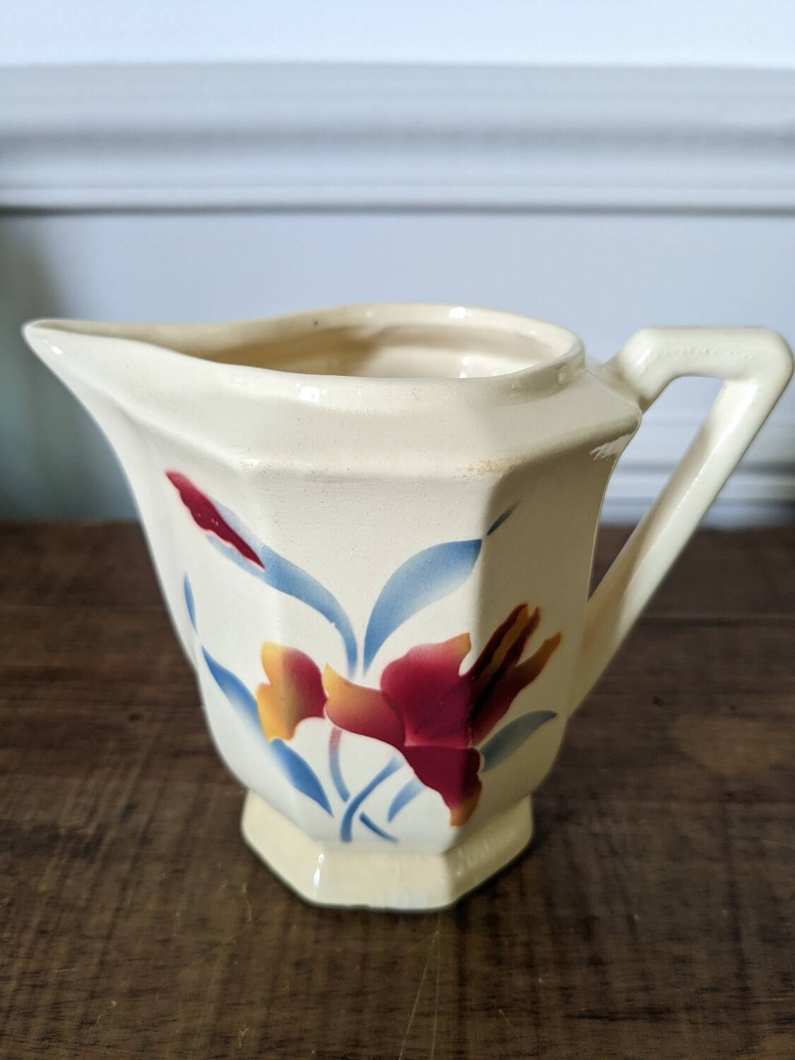 Digoin Sarreguemines milk jug