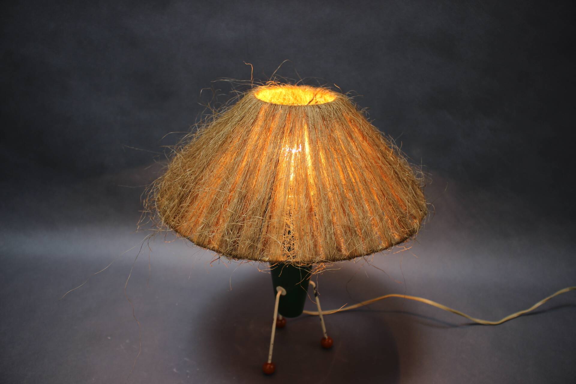 Lampe de table du milieu du siècle, Tchécoslovaquie, années 1950