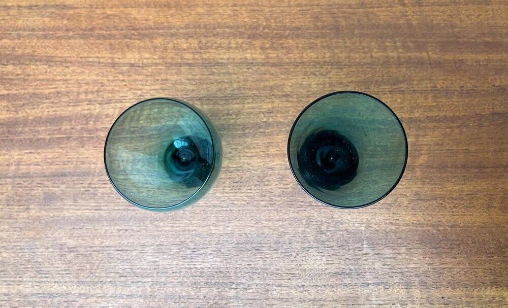 German drinking glasses from the mid-century by Karl Friedrich Glas, 1960s, set of 2.