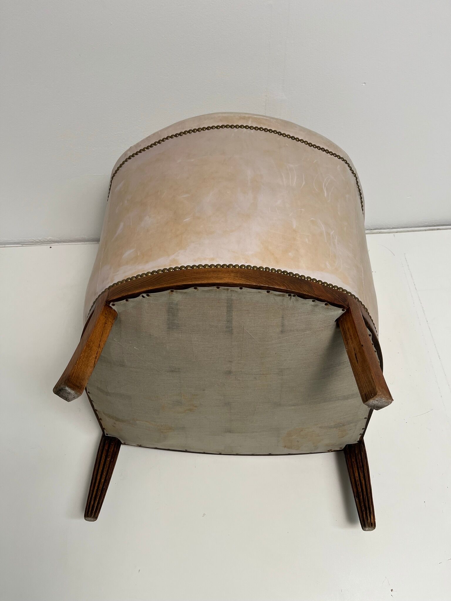 Skai barrel armchair from the 20s-30s