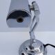 Vintage articulated chrome lamp