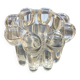 Reims glass candle holder