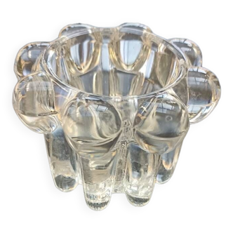 Reims glass candle holder