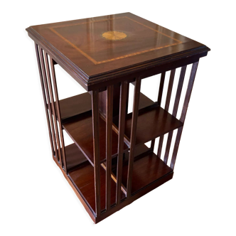 English revolving bookcase