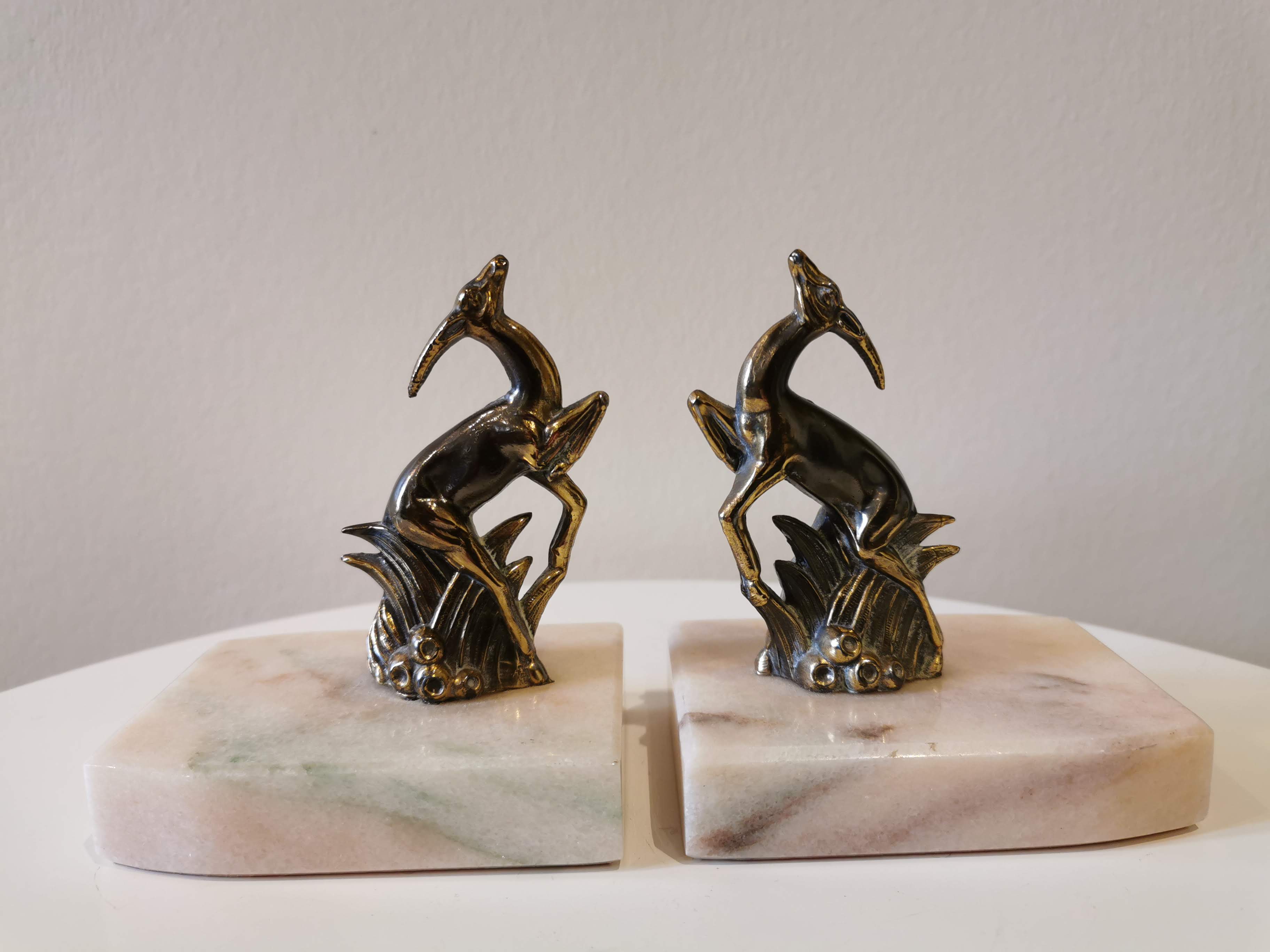 Art deco bookends