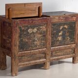 Ancien buffet peint oriental avec dessins originaux (c.1900) #39