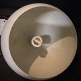 Vintage 60s enameled metal pendant light – retro lamp