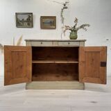 Parisian buffet in patinated wood, circa 1930.