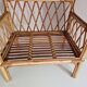 Vintage Rattan Side Table