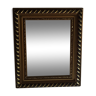 Miroir en bois doré 37,5 x 45 cm