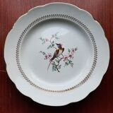 Faience Gien, 3 flat plates, Tokio model