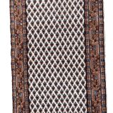 Vintage indian carpet seraband handmade 73cm x 140cm 1970s