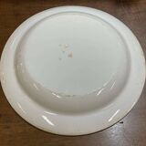 Plat rond creux en porcelaine anglaise Minton, modèle Florentine