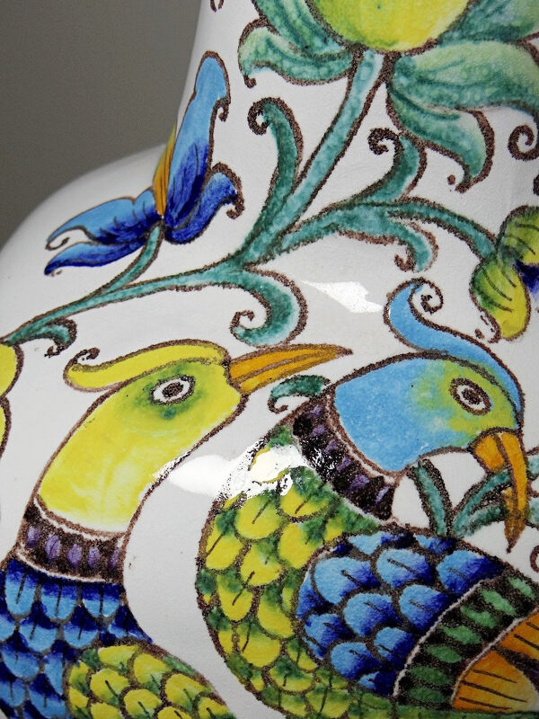 Vase bonbonne italien dans le goût d'Innocenti, années 60-80