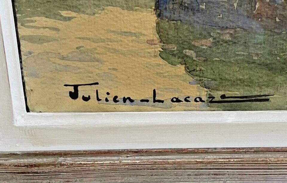 Drawing-watercolor Julien Lacaze 1886-1971