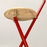 Postmodern Italian folding stool Ulisse by Ivan Loss for Sandrigarden, 1980s.