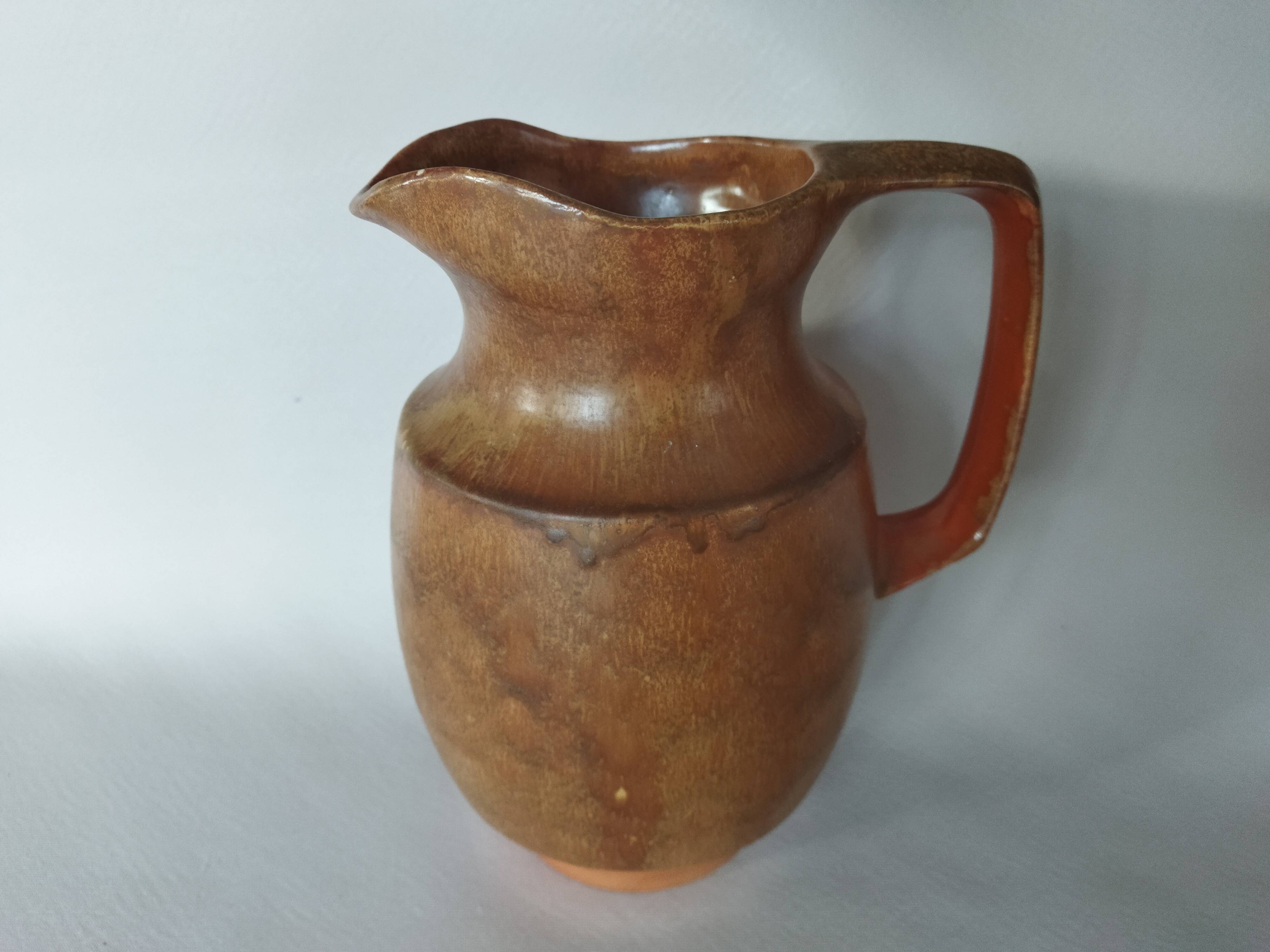 HB Henriot Quimper stoneware pitcher