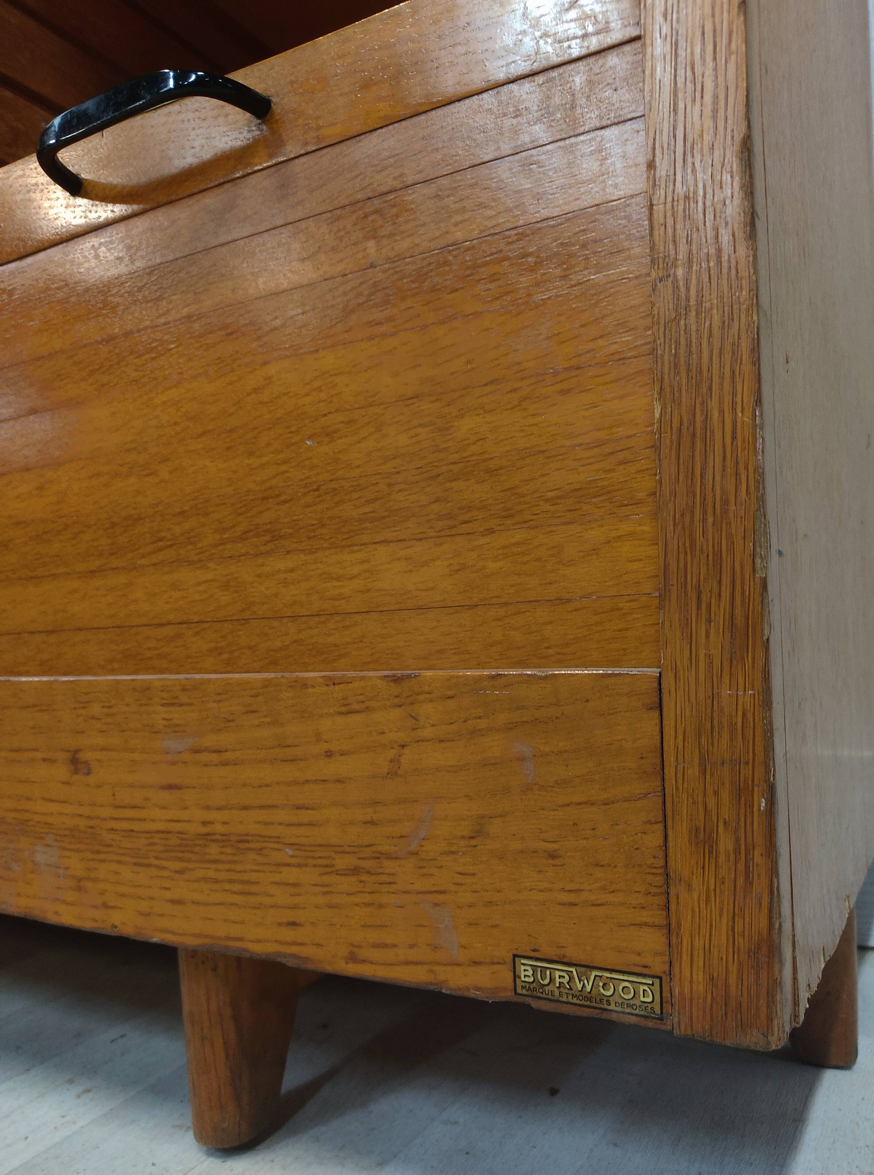 Burwood Triple Curtain Notary Filing Cabinet