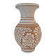 Vase / Poterie d'art artisanal crème et beige