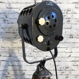 Projecteur de théâtre sur trépied vintage, années 1960