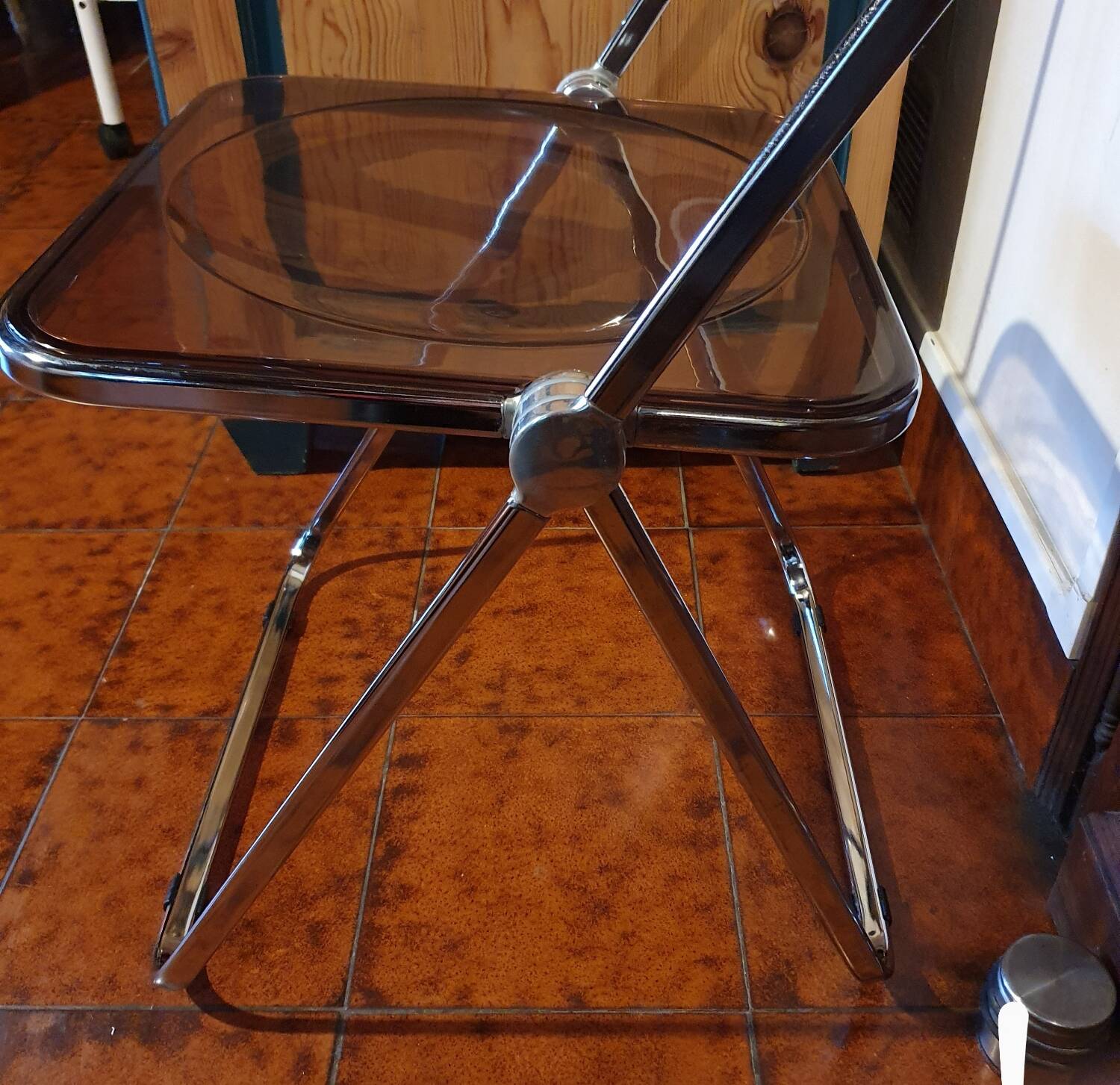 2 Folding chairs by Giancarlo Piretti for Castelli, Italy