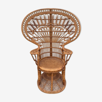 Emmanuelle peacock model armchair