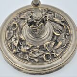 Paire d'anciens bougeoirs bronze doré