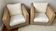 Pair of Ligne Roset Wicky armchairs by Didier Gomez in braided rope.