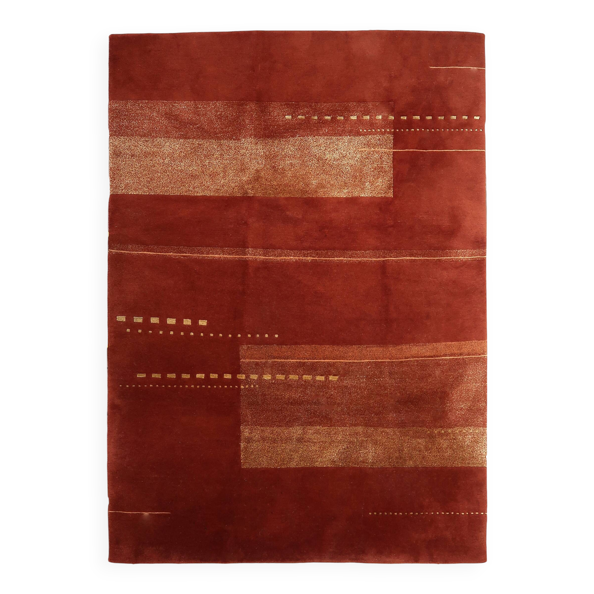 Tapis vintage fait main Khaden 173cm x 239cm - 1C1015