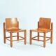 Chaises de salle à manger en pin 2 Knud Friis & Elmar Moltke Nielsen (Friis & Moltke)