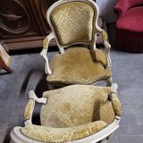 Pair of armchairs cabriolet louis xv