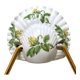 Old napkin holder in shell porcelain