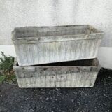 Lot of 2 rectangular planters ÉLO France