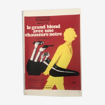 Affiche film Le grand blond Collector