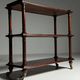 Mahogany étagère 20th century