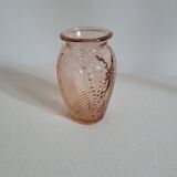 Small pink bulb vase