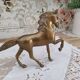 Vintage brass horse