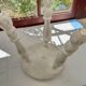 Low tripod tabouret