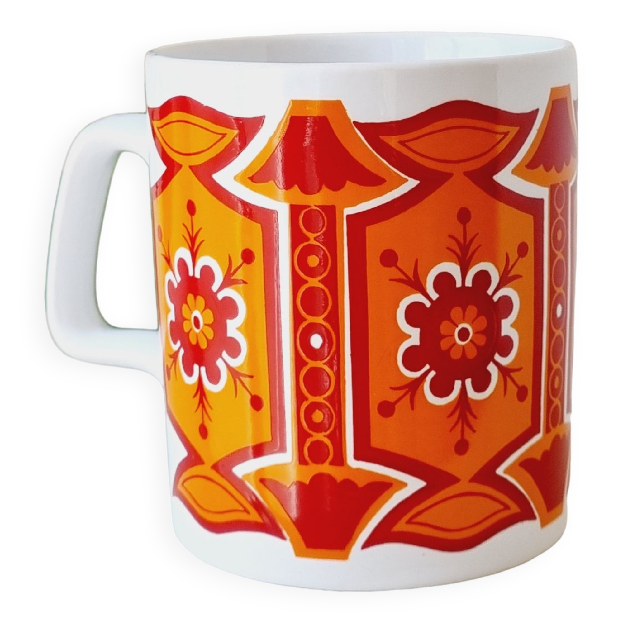 6 mugs Staffordshire Potterie England