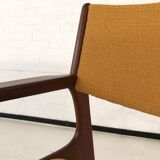 Scandinavian teak office armchair 1960