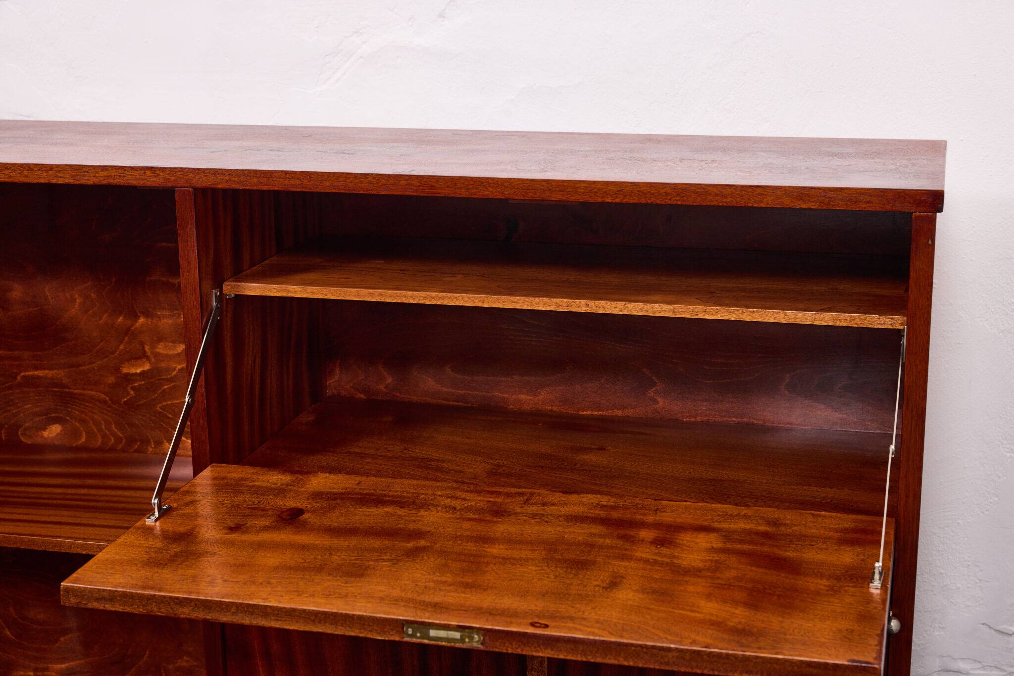 Modernist bar set and secretary cabinets by Josef Frank, 1928.