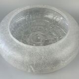 60s 70s ceiling lamp Plafoniere Ice Glass Doria Germany Space Age Design