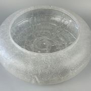 60s 70s ceiling lamp Plafoniere Ice Glass Doria Germany Space Age Design