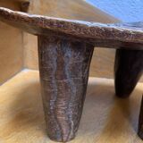 Monoxyle Quadripod Stool Animal Decor