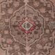 Vintage Turkish hallway rug 86x755 cm