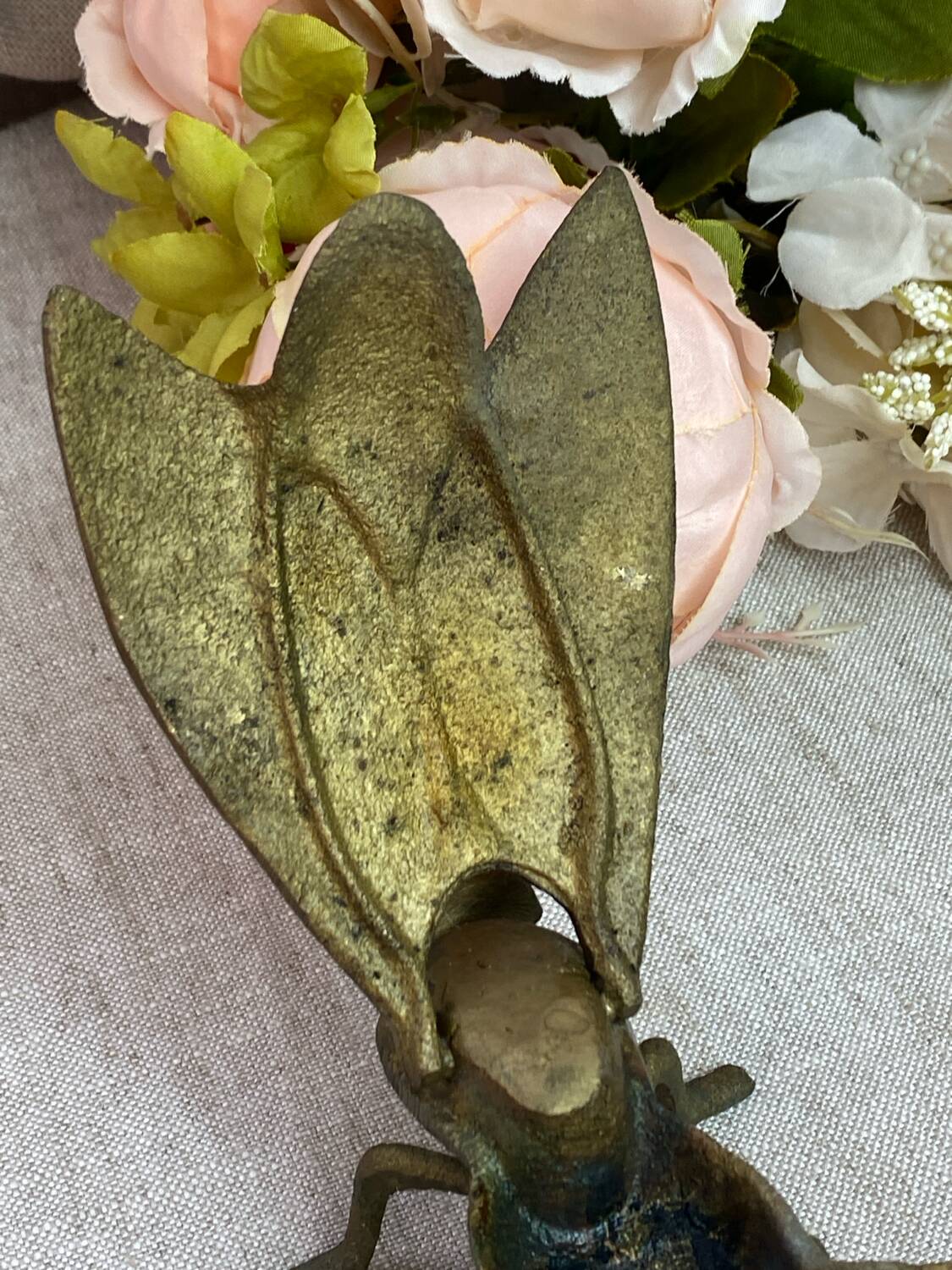 Brass fly ashtray